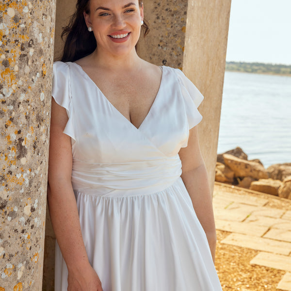 Satine Flutter Sleeve Shrug