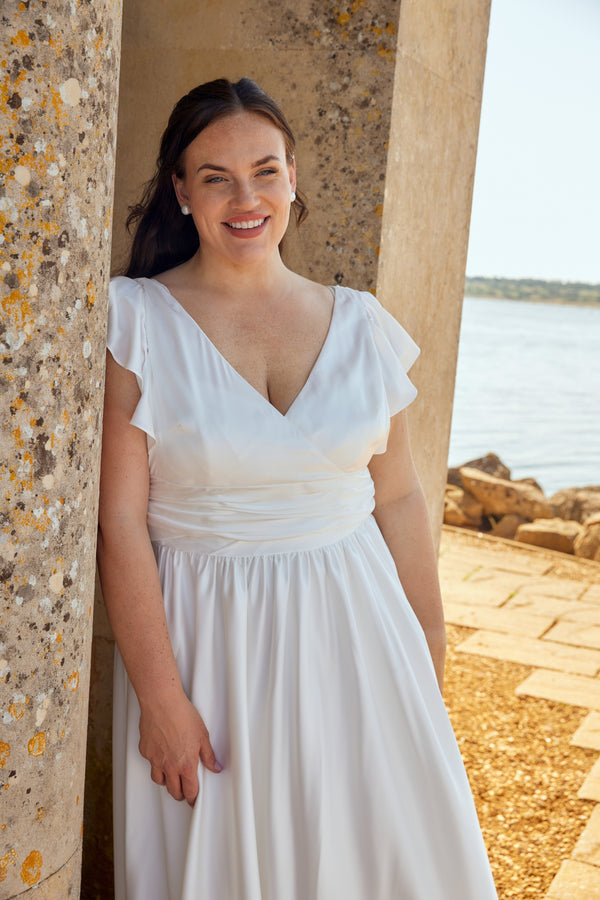 Satine Flutter Sleeve Shrug